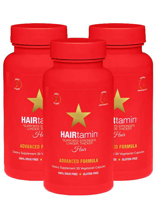 HAIRtamin Hair Growth Vitamins | 3 Mth Supply - Hair Loss Treatment ...